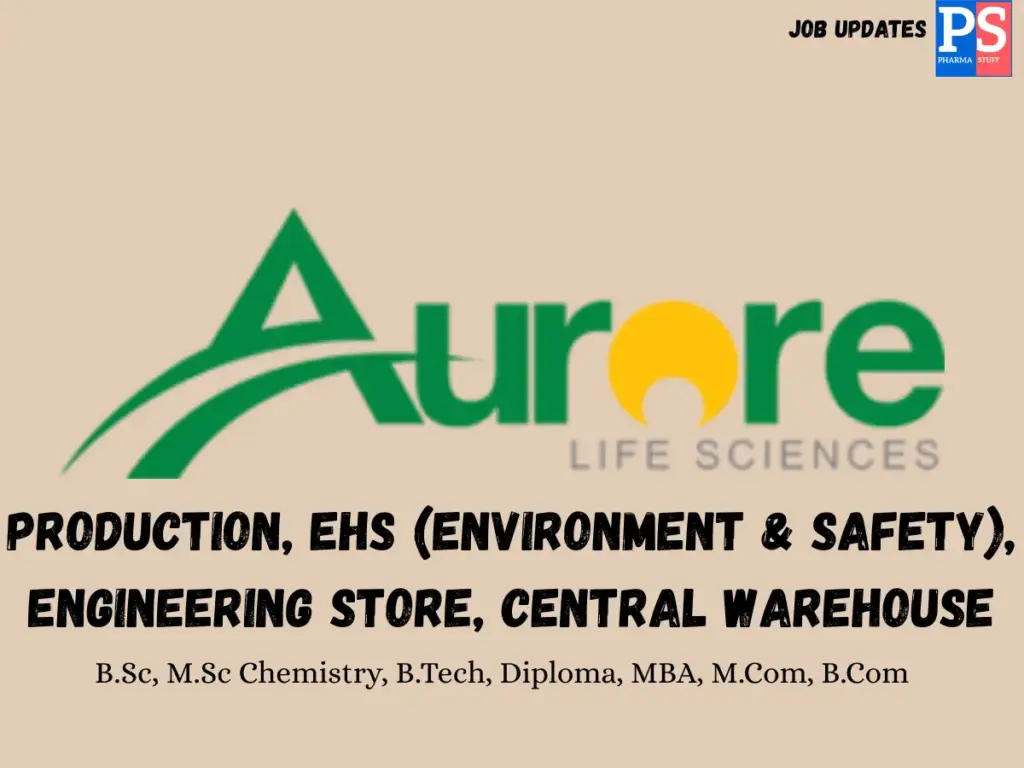Aurore Life Sciences Walk-in Chemist, EHS & Warehouse
