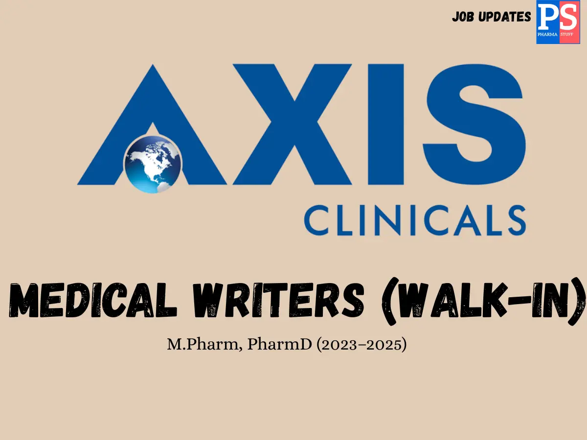Axis Clinicals Walk in Medical Writer