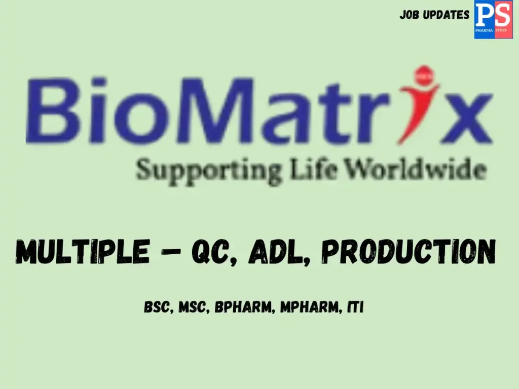 BioMatrix Walk‑in QC, ADL & Production