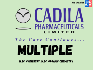 Cadila Hiring Research Associate – R&D