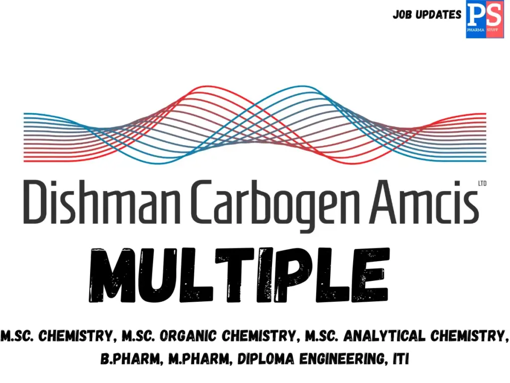 Dishman Walk-In QA, QC, Production, R&D