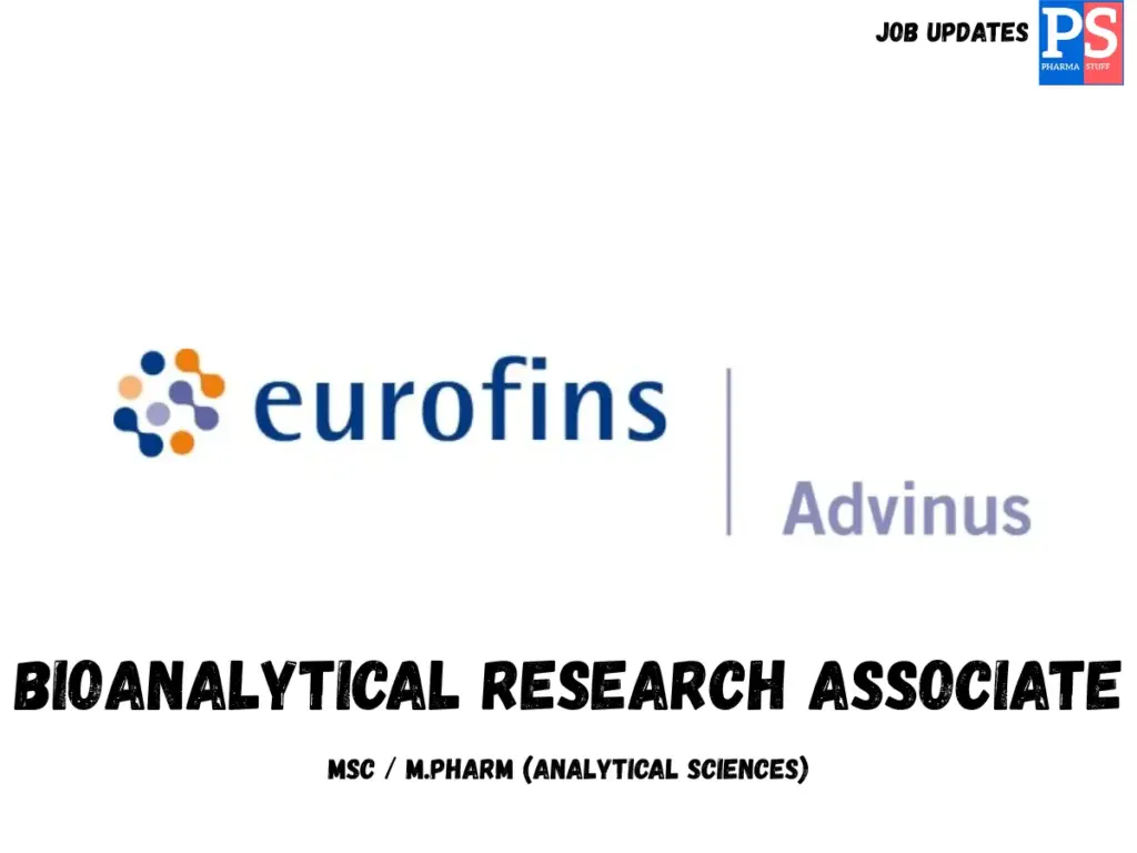 Eurofins Hiring Bioanalytical Research Associates