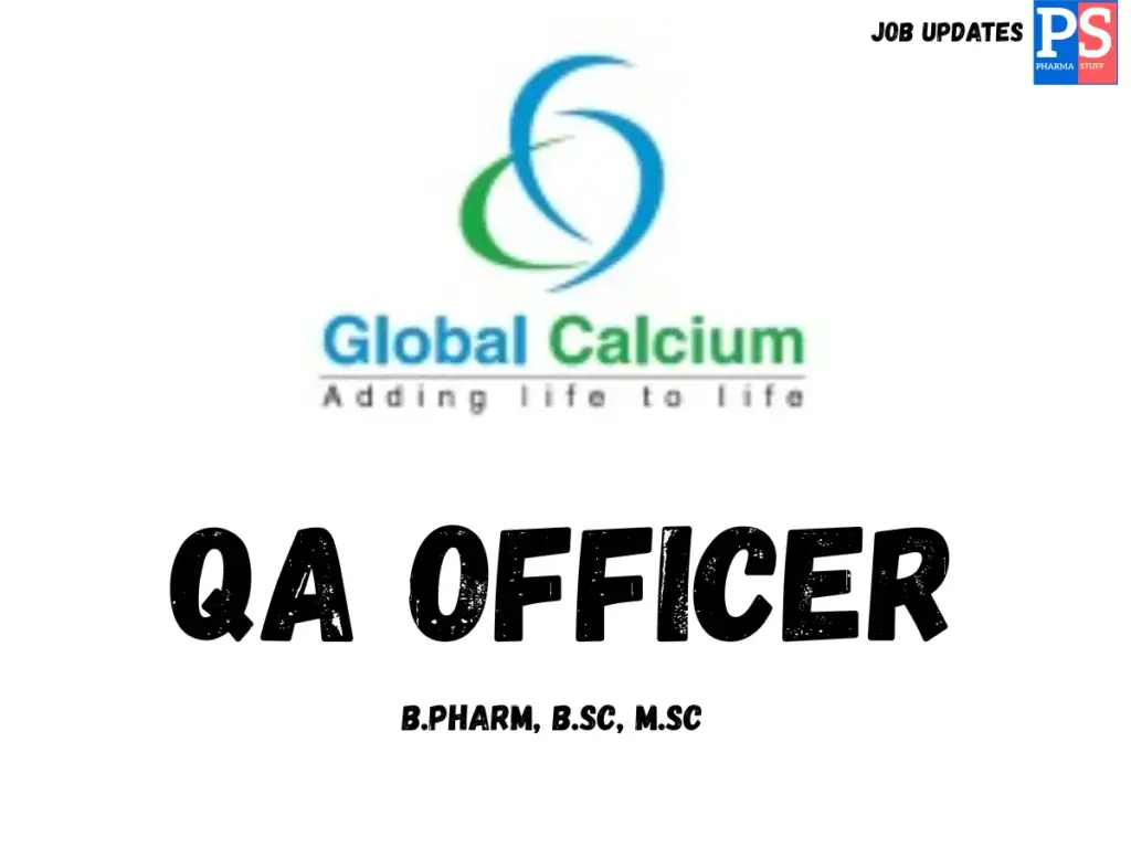 Global Calcium Hiring QA Officers