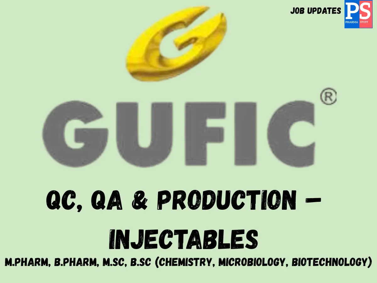 Gufic walk in QC QA Production Injectables