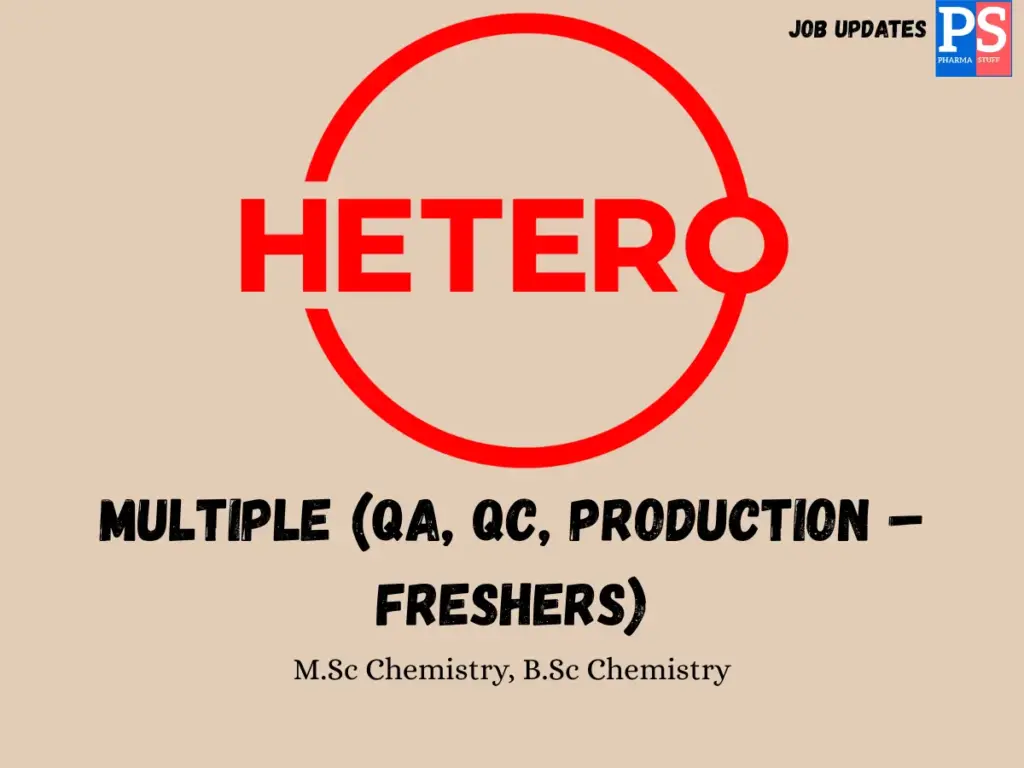 Hetero Hiring QA, QC, and Production