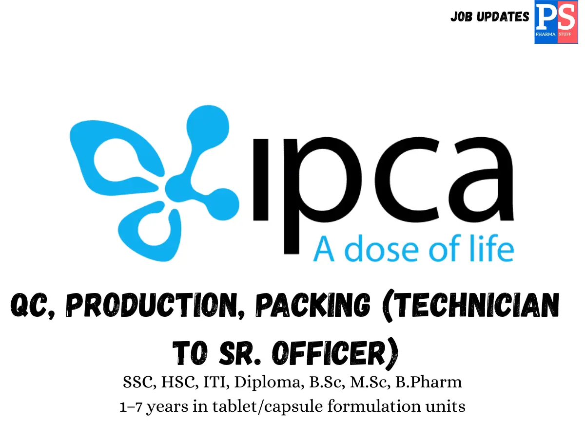 Ipca Walk in QC Production Packing
