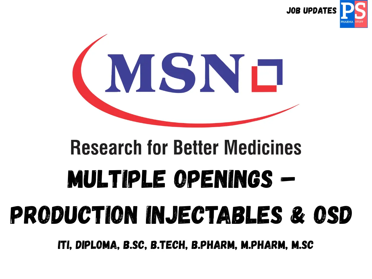 MSN Laboratories Private Limited.