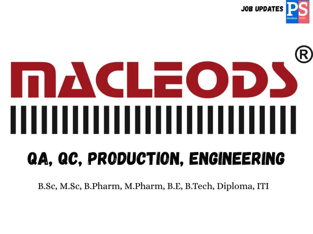 Macleods Walk-inQA, QC, Production,Engineering