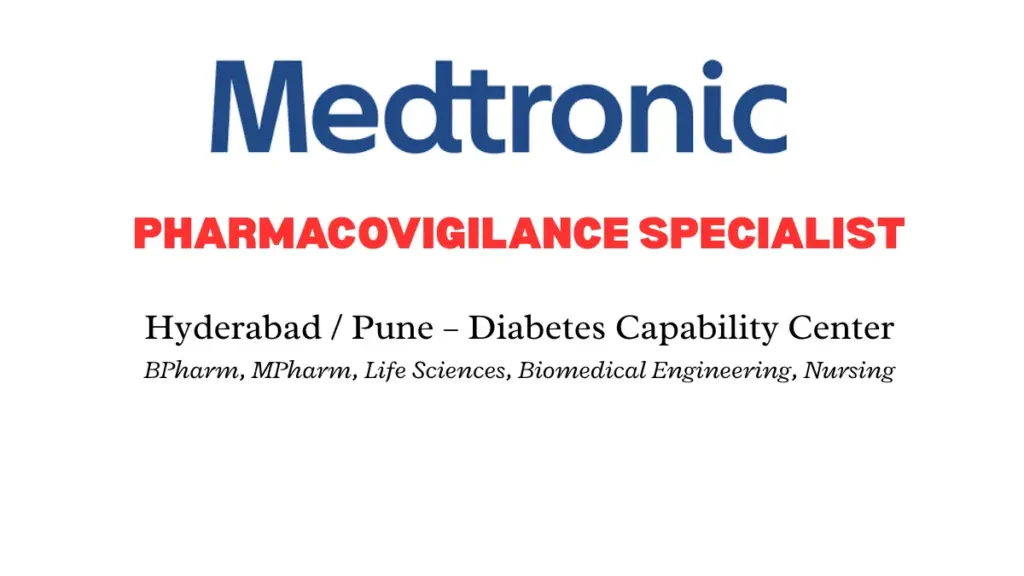 Medtronic is hiring an MDR/Vigilance Specialist