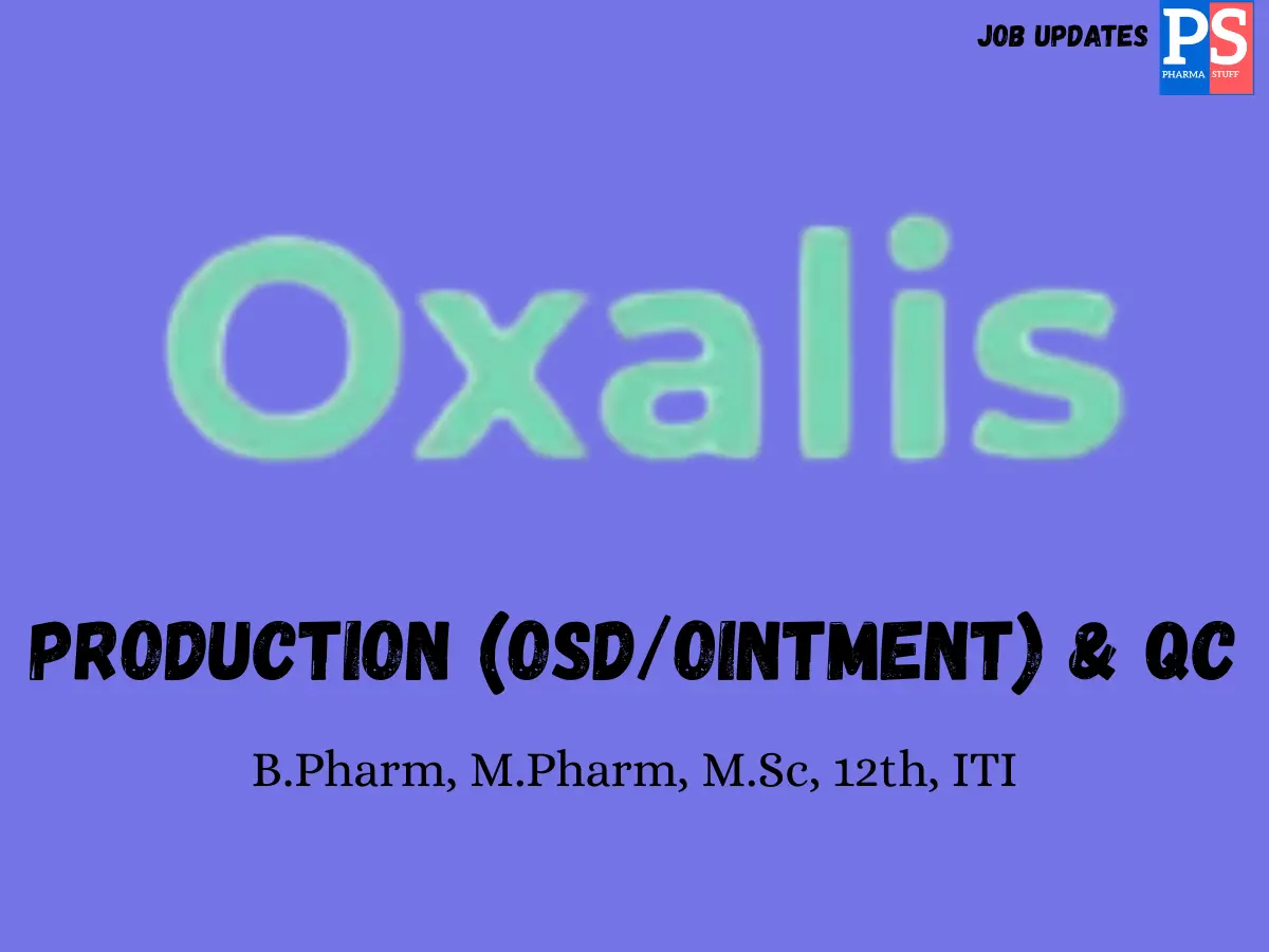 Oxalis Pharmaceuticals Private Limited