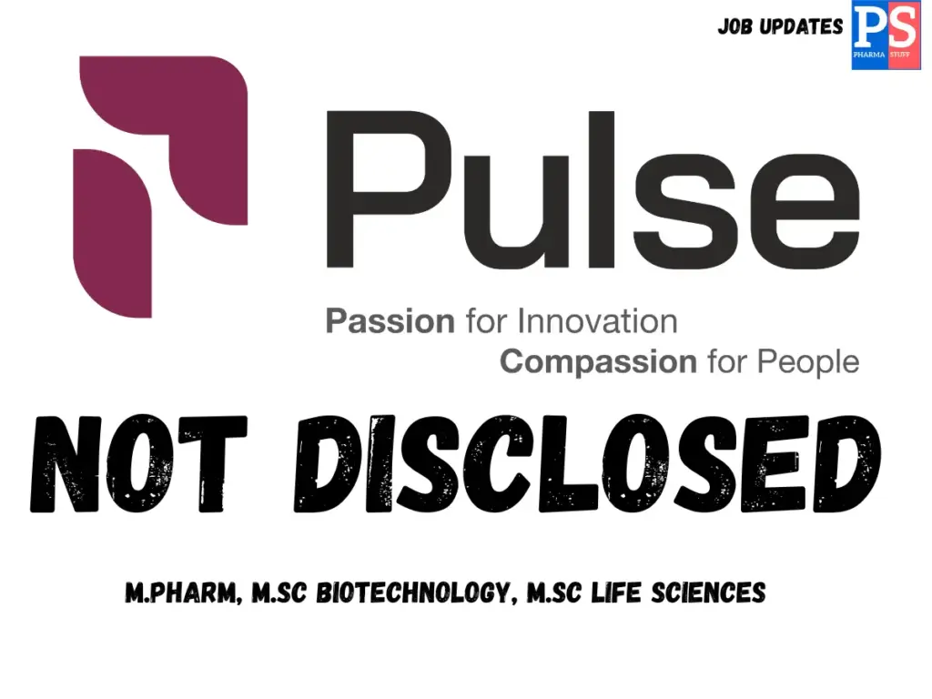 Pulse Pharma Hiring Regulatory Executive