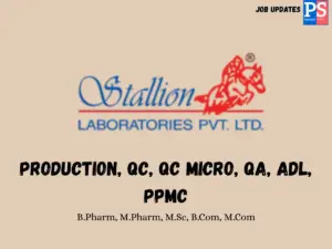 Stallion Hiring Production, QC, QA, ADL, PPMC