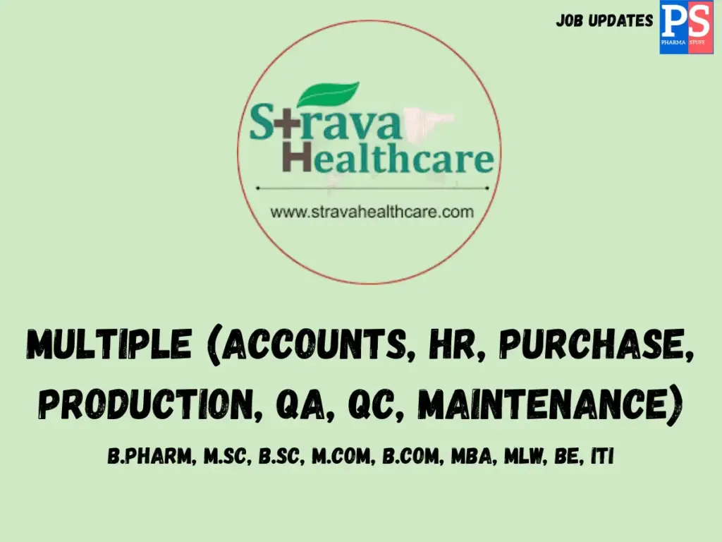 Strava Healthcare Hiring QA, QC, Production, Accounts