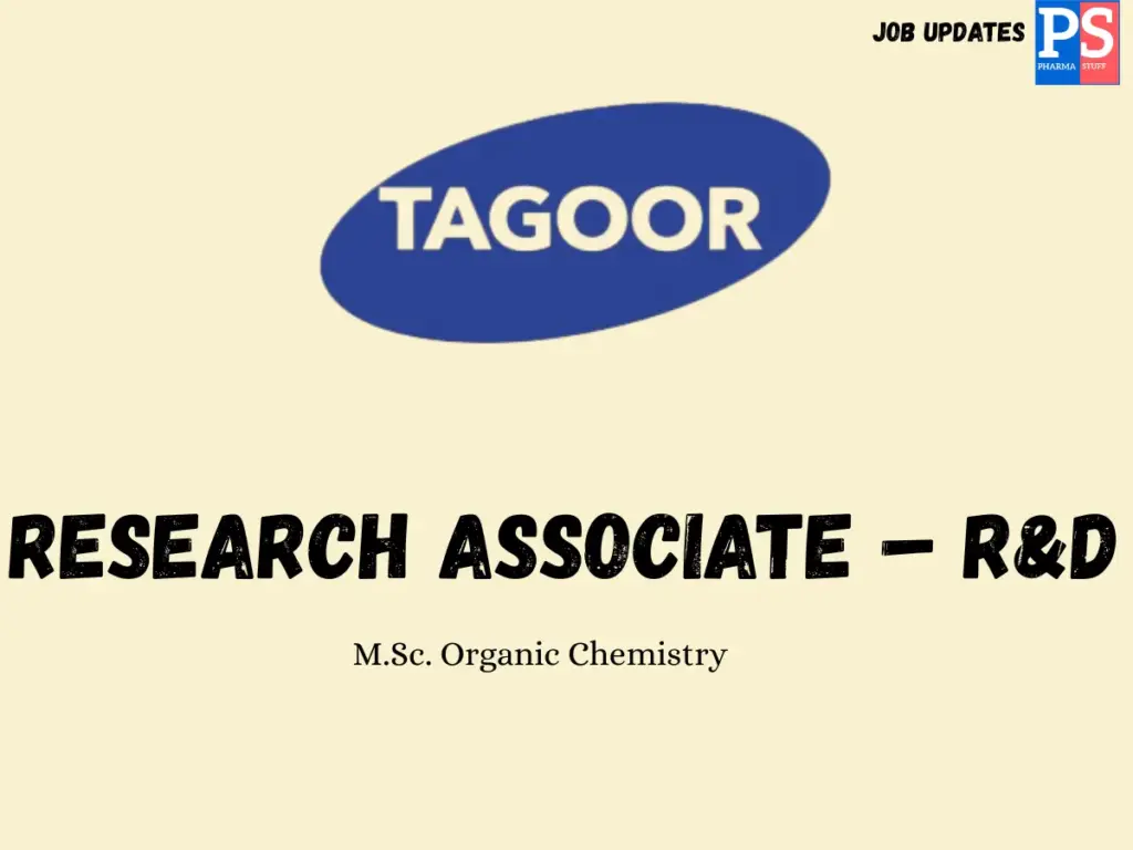 Tagoor Walk-in Research Associates (API R&D)