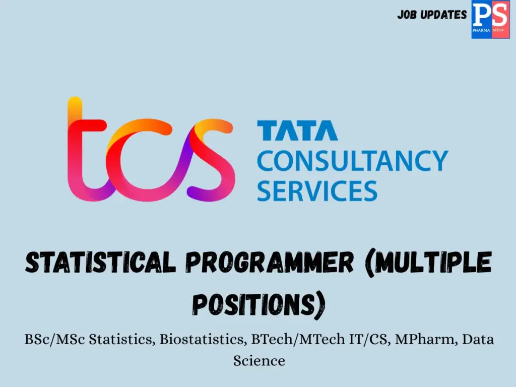 Tata Consultancy Services Hiring Statistical Programmers