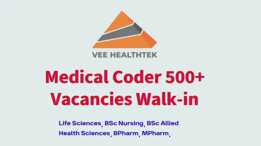 Vee Healthtek Hiring CPC / CCS Medical Coders