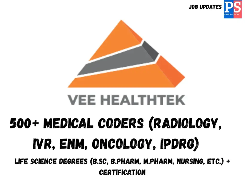 Vee Healthtek Hiring certified medical coders