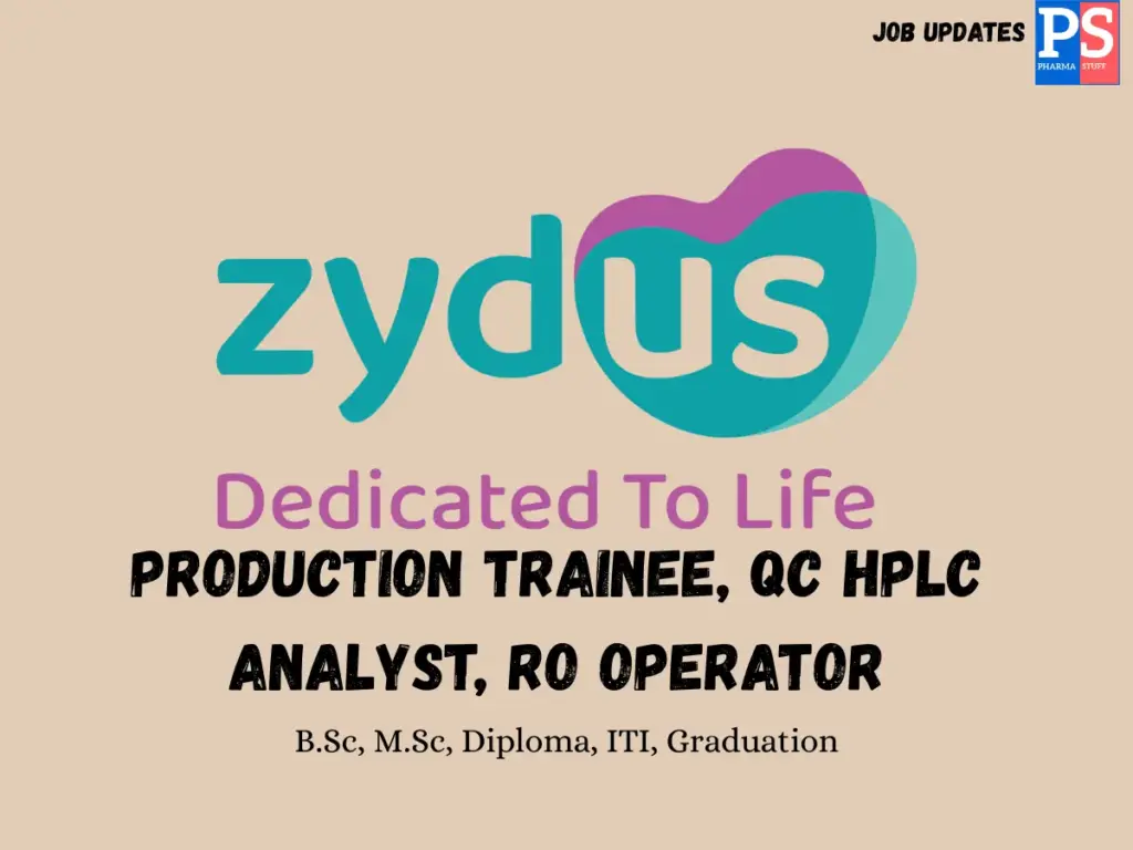 Zydus Walk‑in API Production & QC