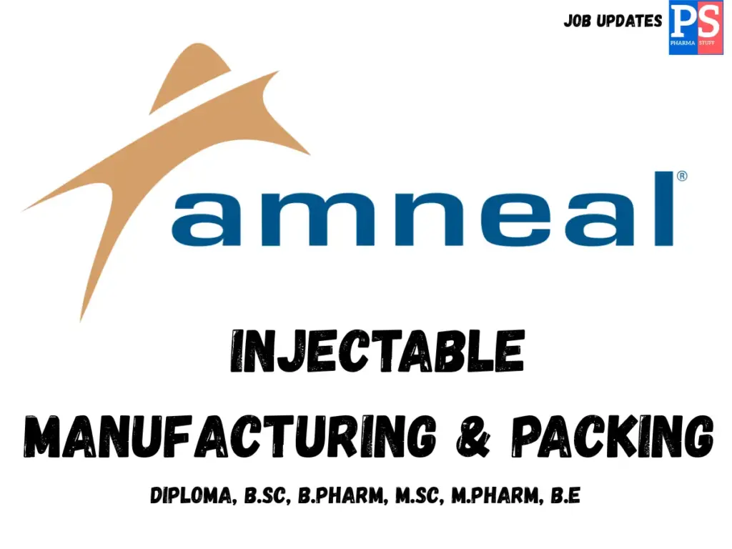 Amneal Walk-in Injectable Manufacturing & Packing