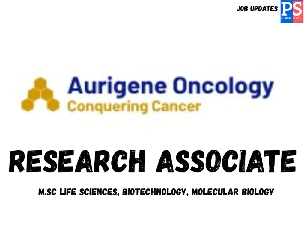 Aurigene Oncology Hiring Research Associate