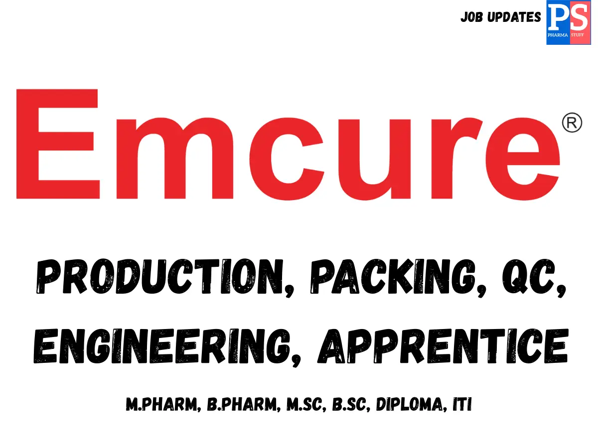 Emcur Walk in OSD Production Packing QC