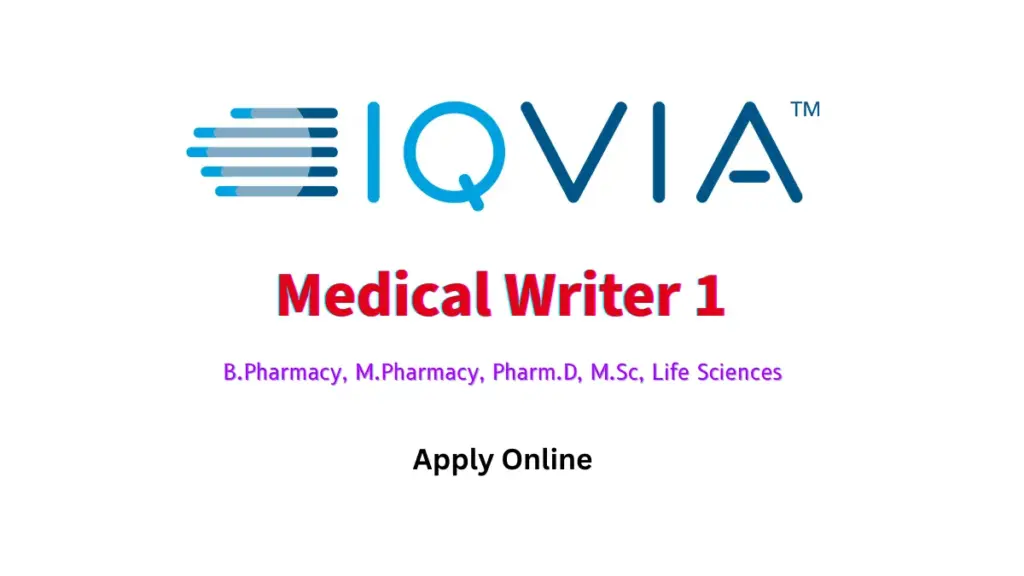 Medical Writer 1 vacancy at IQVIA