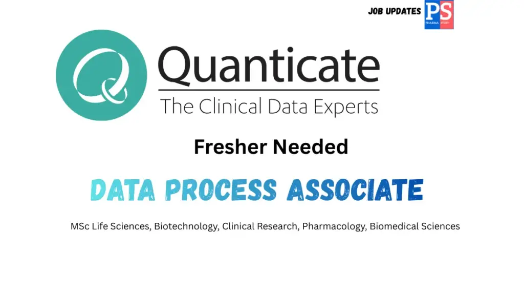 Quanticate hiring Data Process Associate in Bengaluru