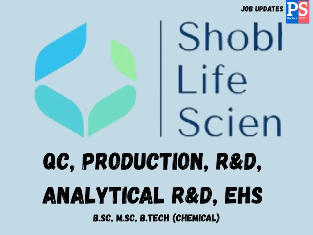 Shobha Life Sciences Walk‑in QC, Production, R&D, EHS