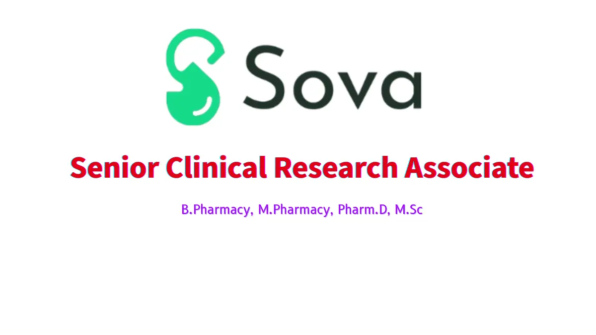 Sova Health hiring Senior Clinical Research Associate