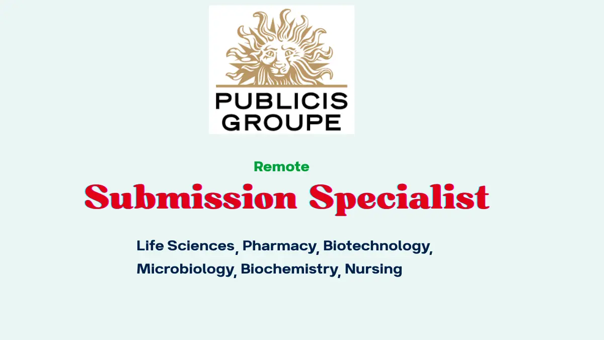 Submission Specialist at Publicis Production Remote