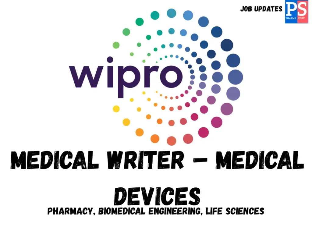 Wipro Hiring Medical Writer – Medical Devices