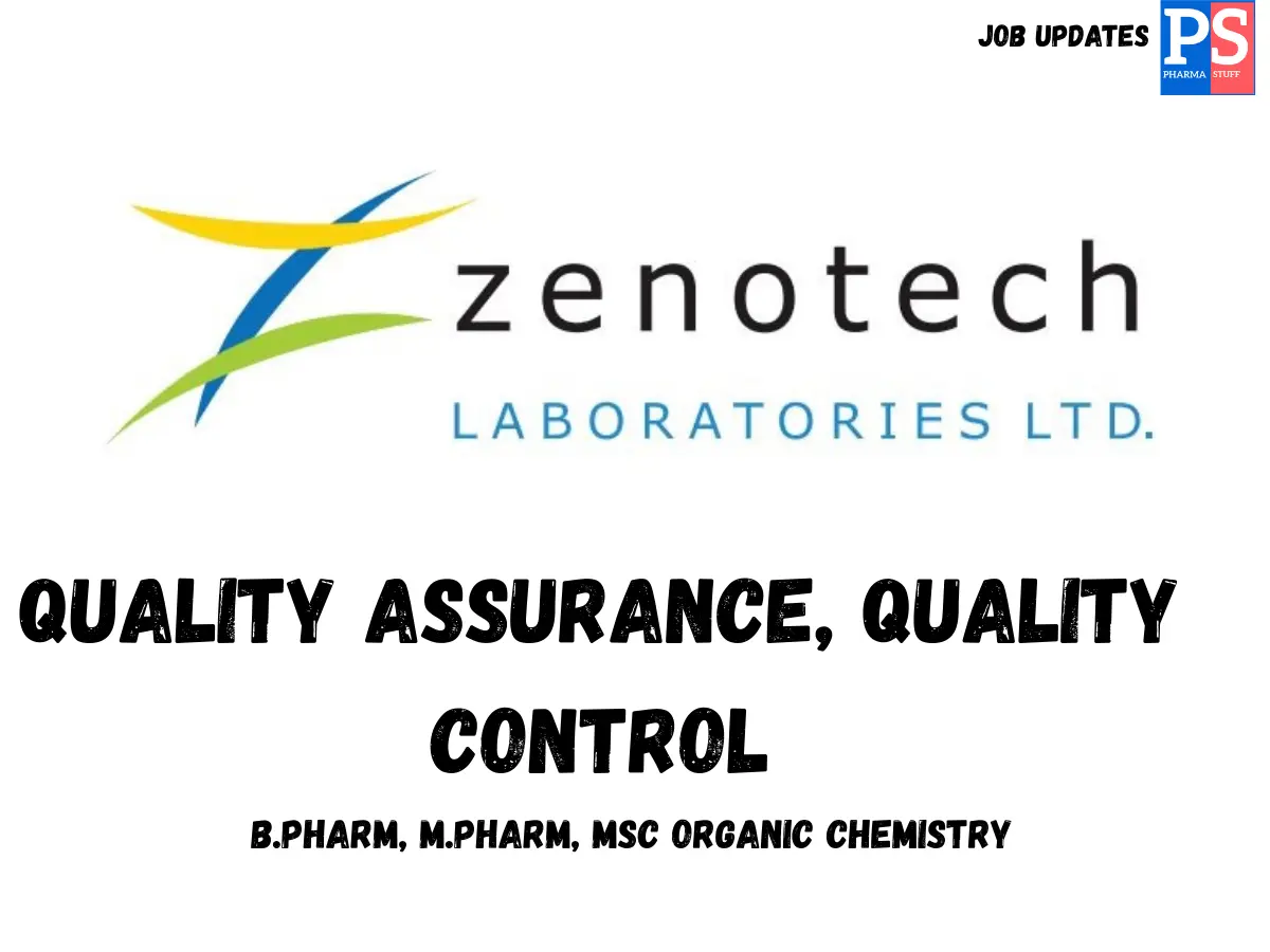 Zenotech Hiring QA Executive and QC Officer