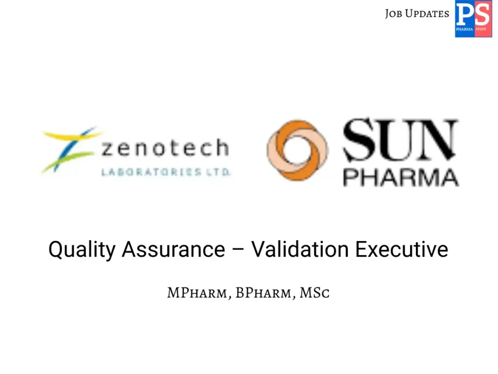 Zenotech Hiring Quality Assurance – Validation Executive