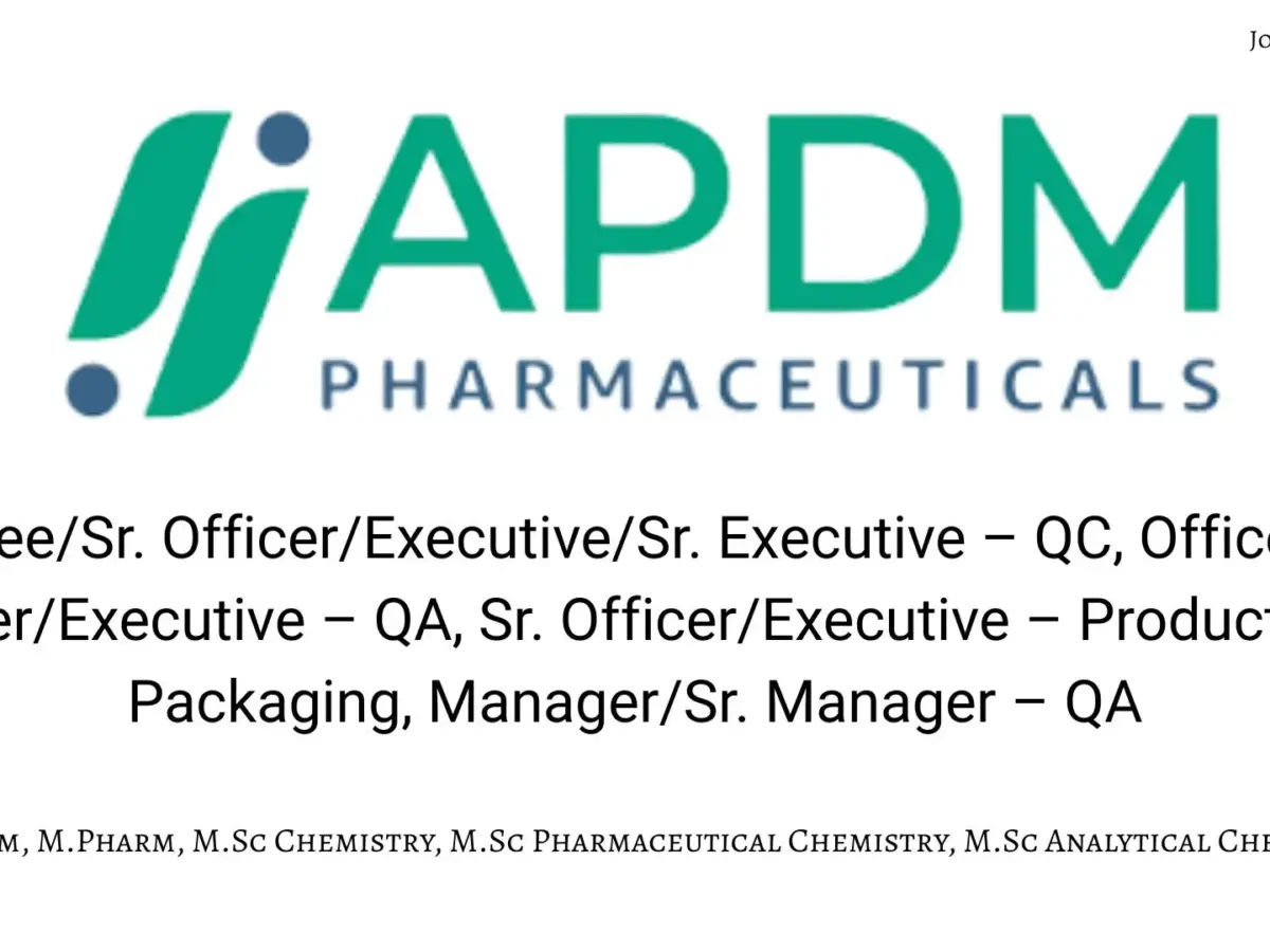 APDM Pharmaceuticals pvt ltd