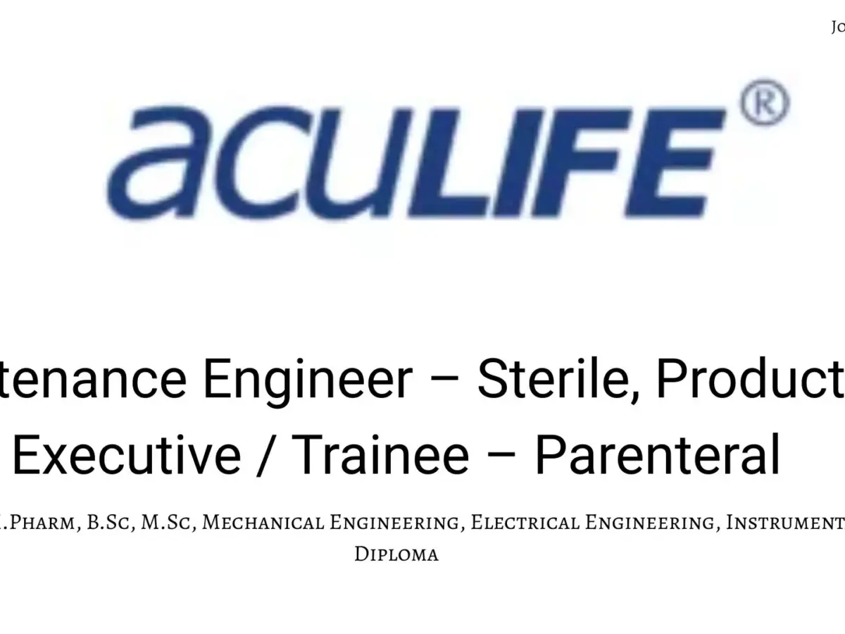 Aculife Healthcare Private Limited