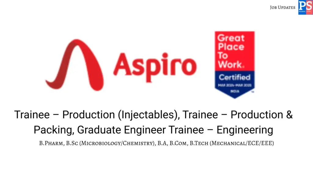 Aspiro Walk-in Production, Packing, Engineering