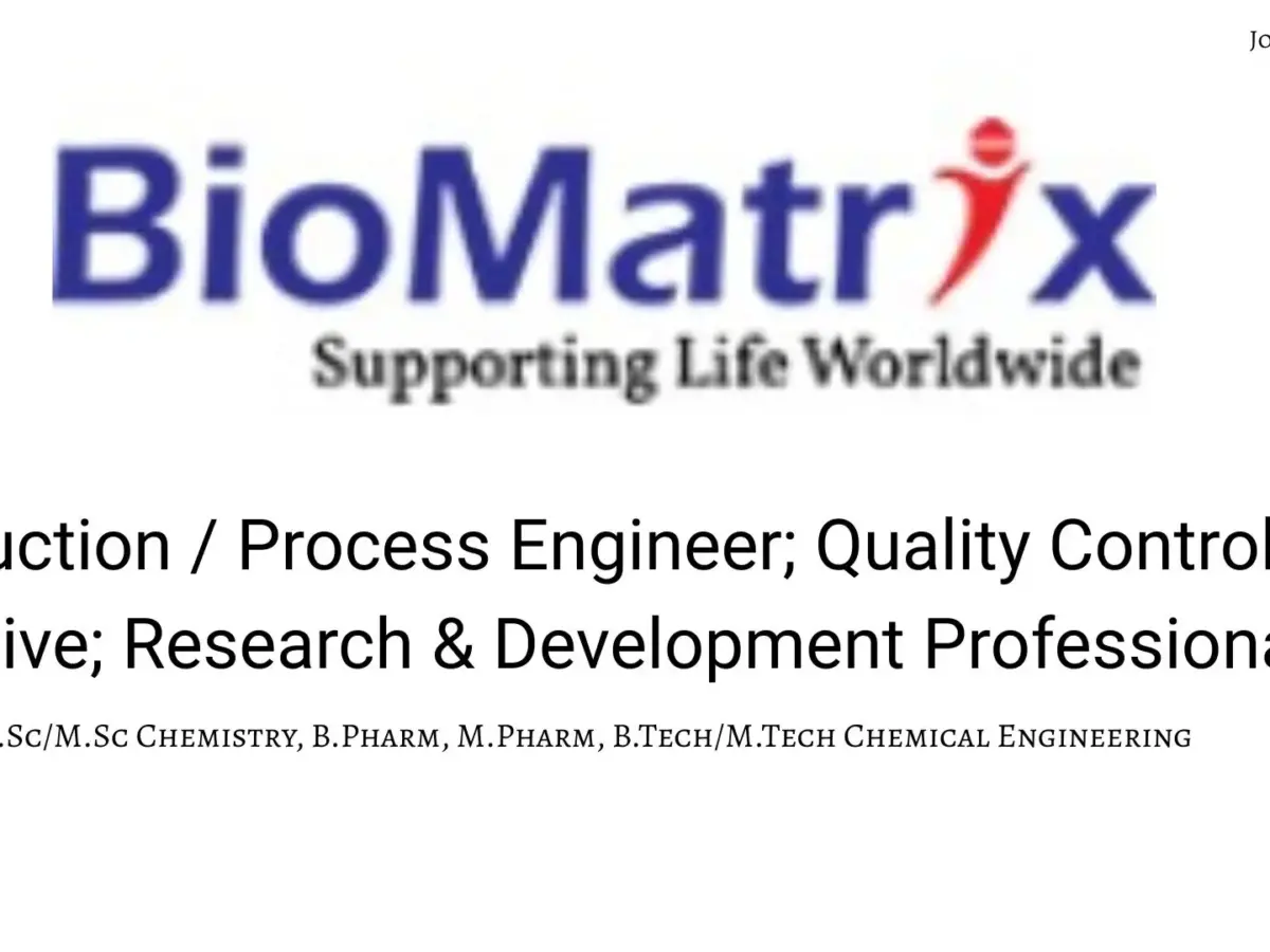Biomatrix Healthcare Private Limited