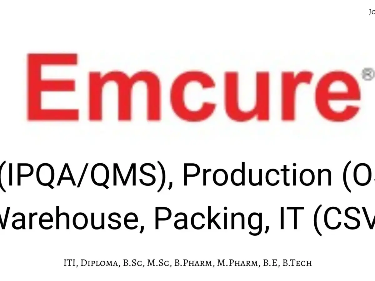 Emcure Pharmaceuticals Limited