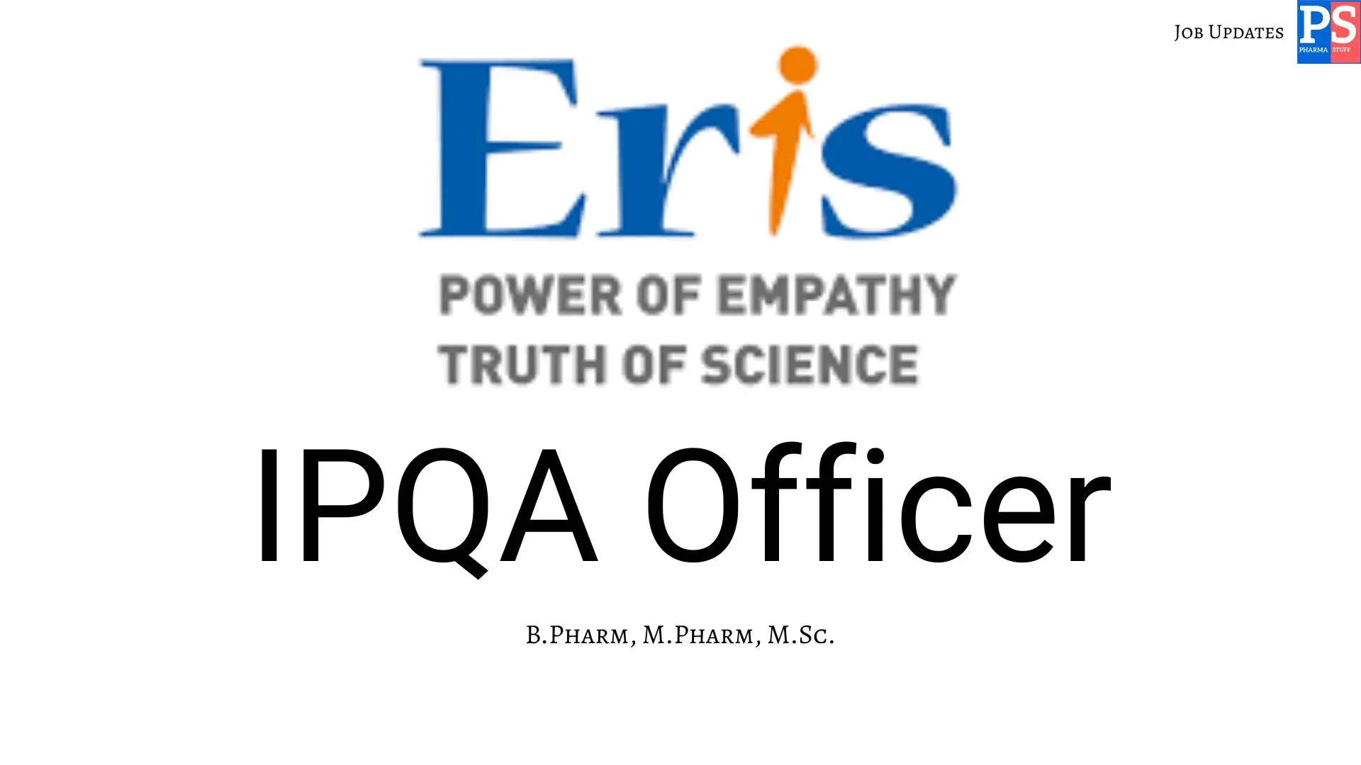 Eris Hiring Quality Assurance 1