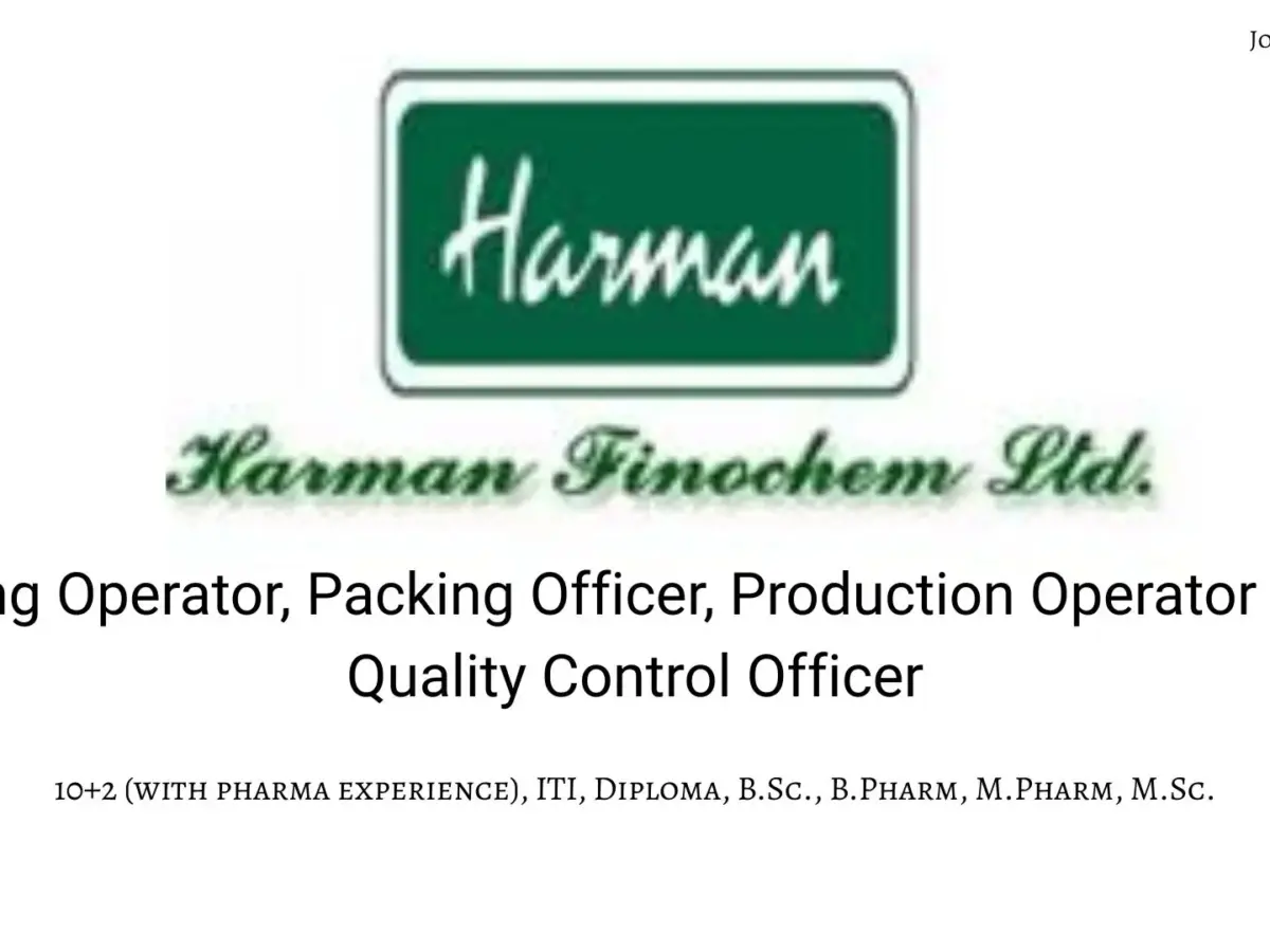 Harman Finochem limited