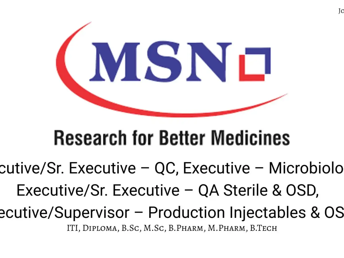 MSN Laboratories Private Limited.