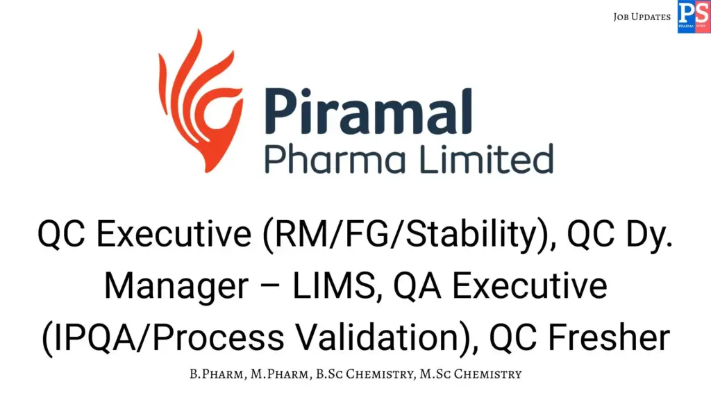 Piramal Walk-in Qc Qa