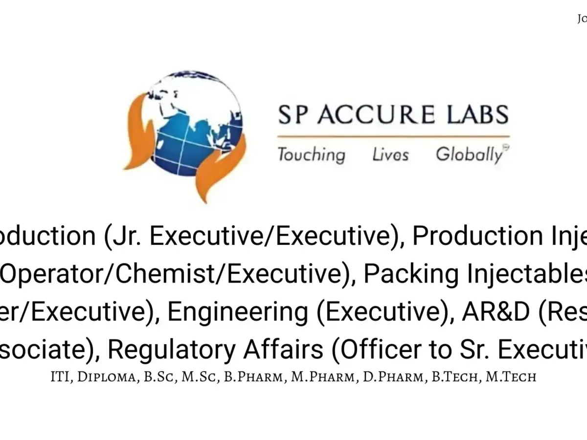 SP ACCURE LABS PRIVATE LIMITED.