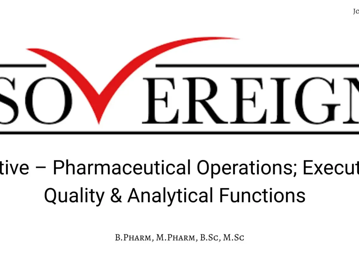 Sovereign Pharma Pvt. Ltd.