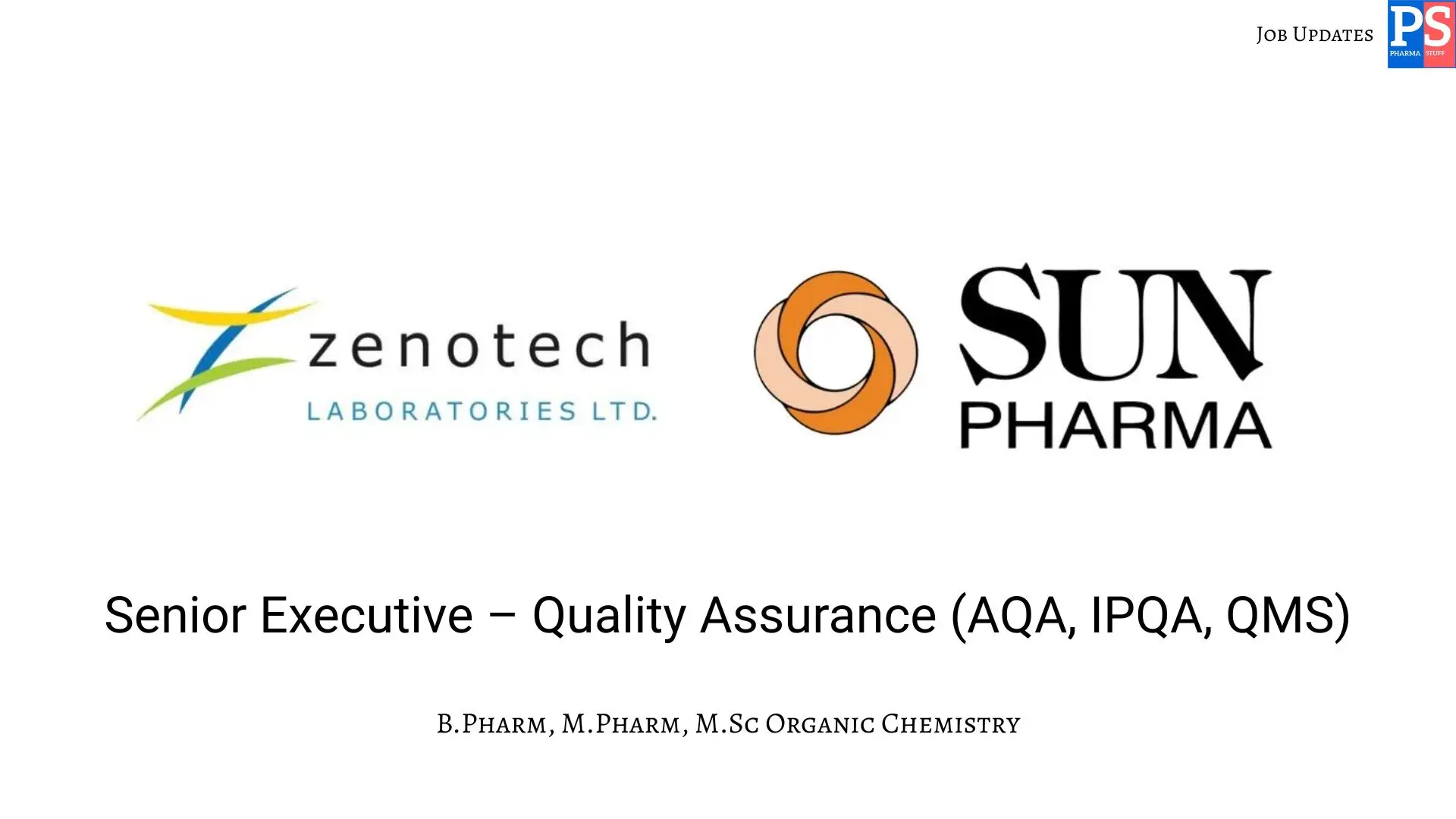 Sun Hiring Senior Executive QA