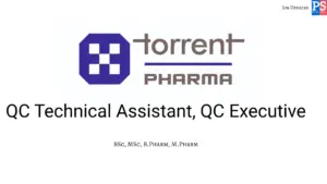 Torrent Hiring QC Technical Assistant/Executive