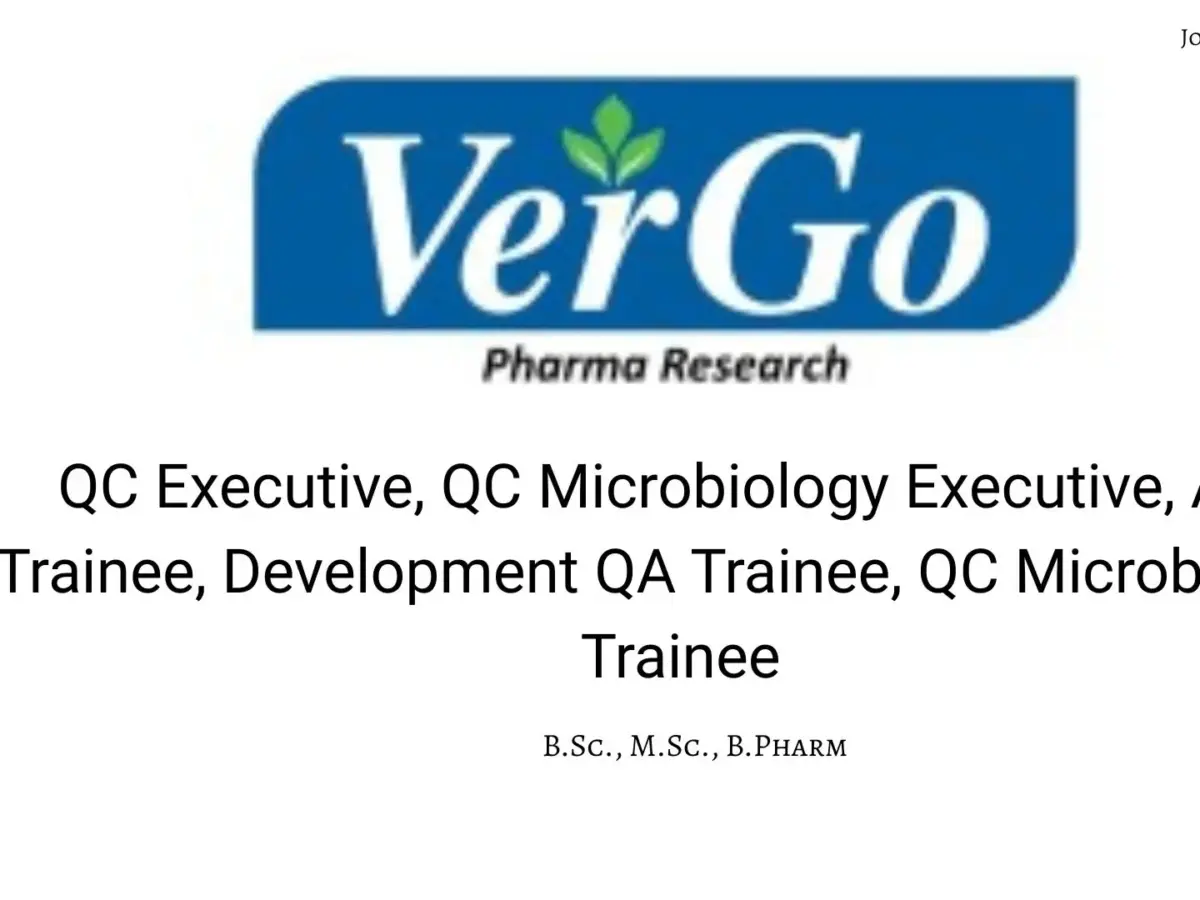 Vergo Pharma Research Labs pvt ltd