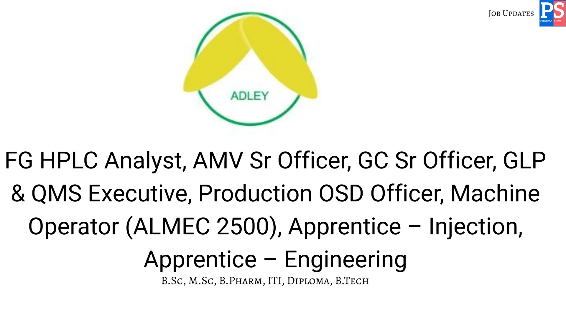 Adley walk in QC Production