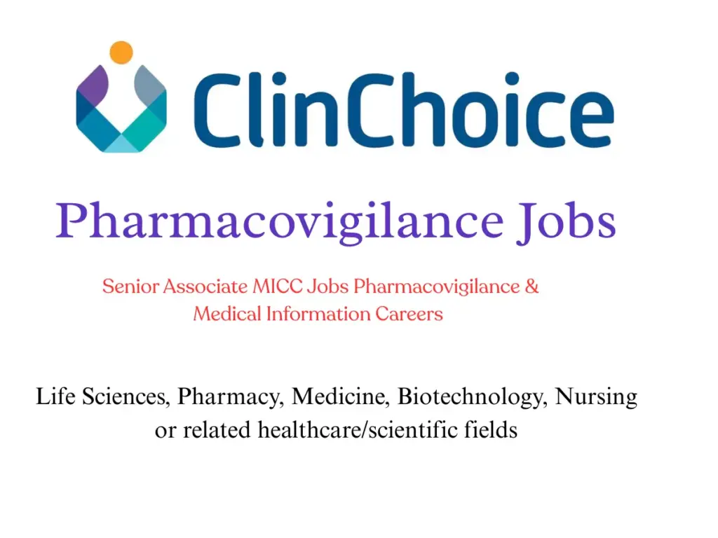 ClinChoice Senior Associate MICC Jobs in Bangalore – Pharmacovigilance & Medical Information Careers