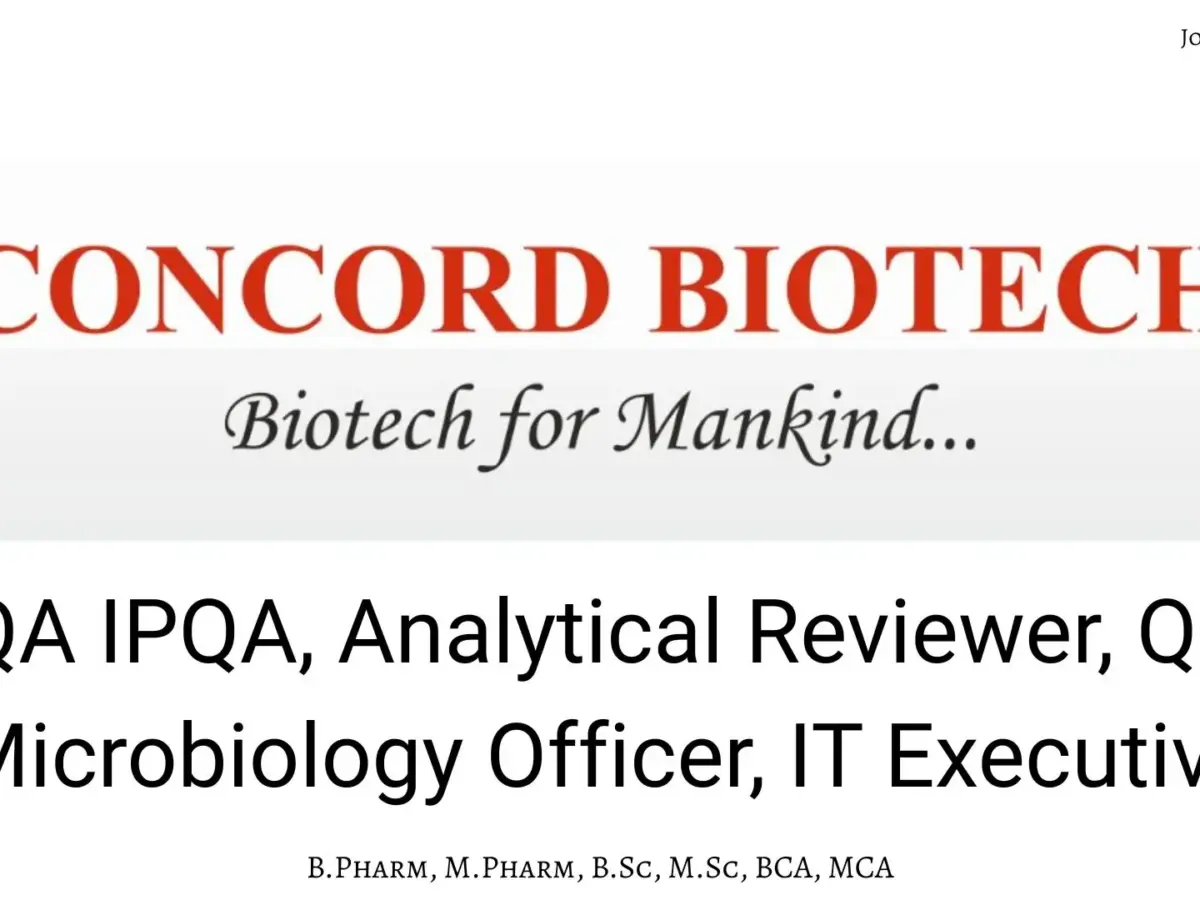 Concord Biotech Limited.